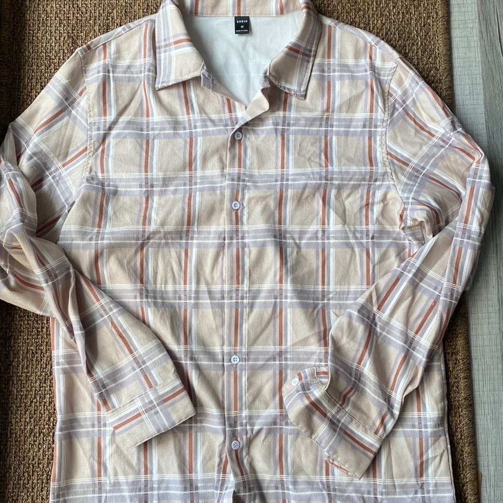 Mens earthy button down shirt - Picture 1 of 1